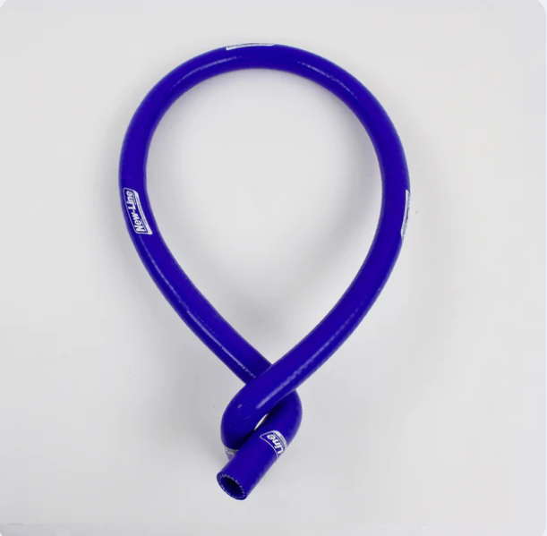 Manguera de silicona doble curva rojo