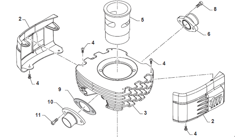 TM 60CC MANIFOLD DE ADMINSION