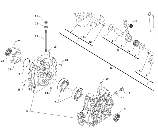 TM 60CC BLOCK DE MOTOR
