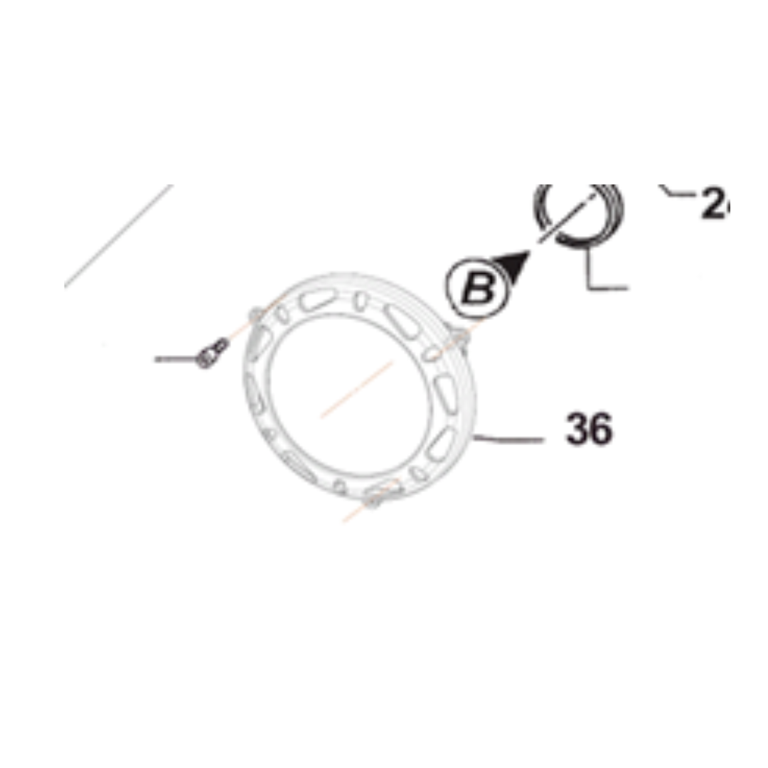 KZ-M1 TAPA DE CLUTCH NEGRA