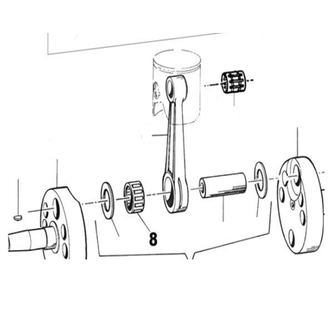 Kit seguro, canastilla y perno KZ-M1 KIT