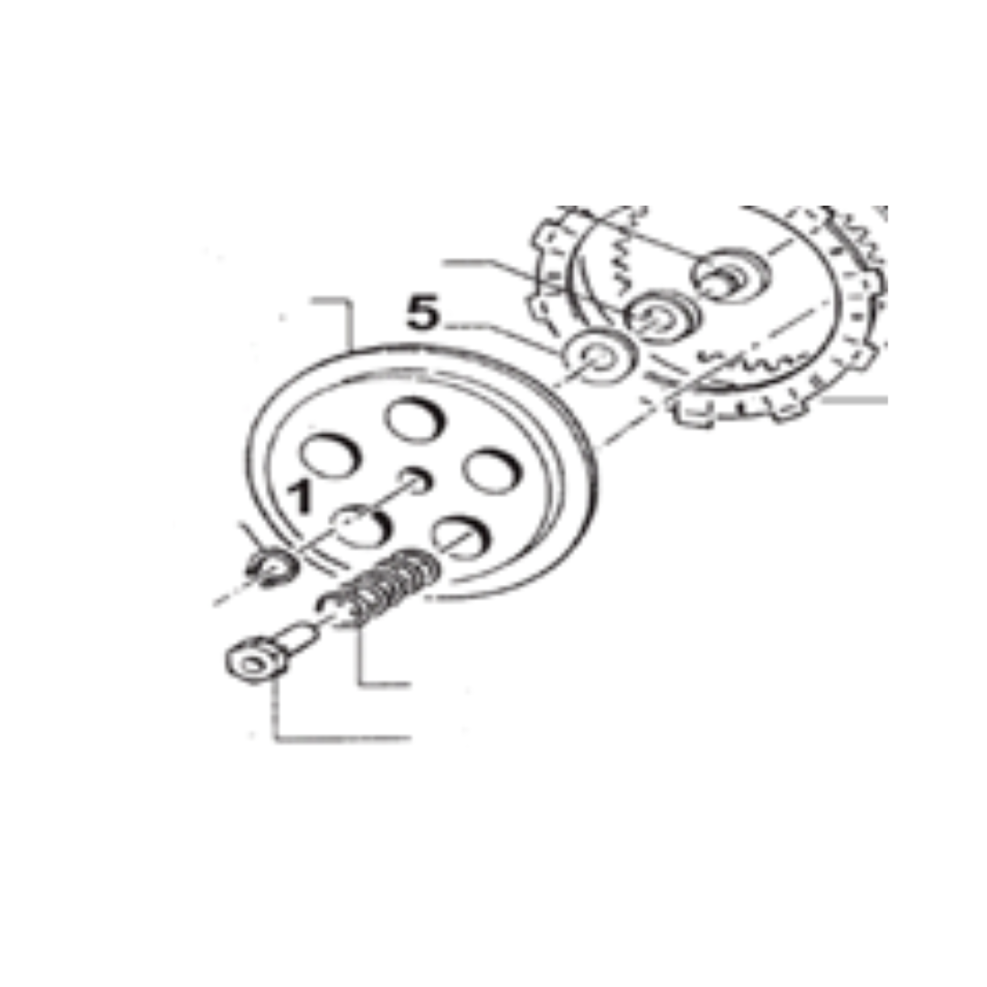 KZ-M1 RONDANA DE TUERCA CLUTCH AS1024