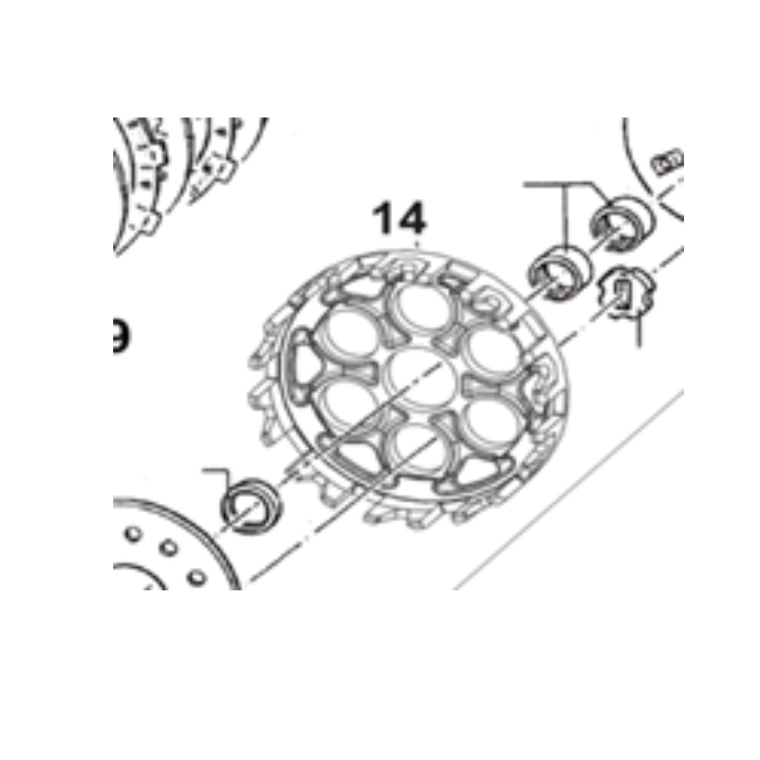 KZ-M1 CORONA PARA PASTA DE CLUTCH