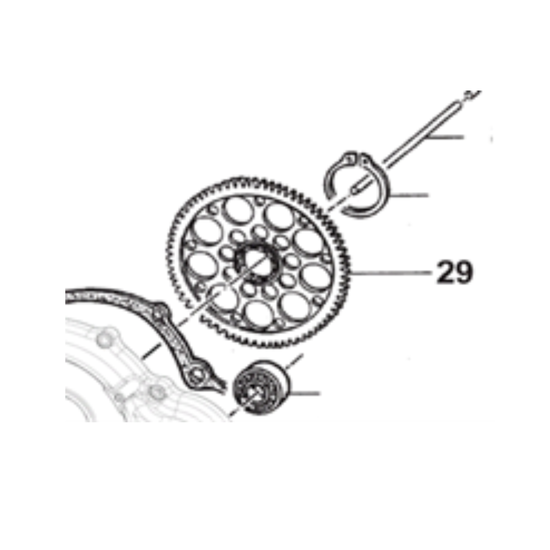 KZ-M1 ENGRANAJE PRIMARIO 71 T