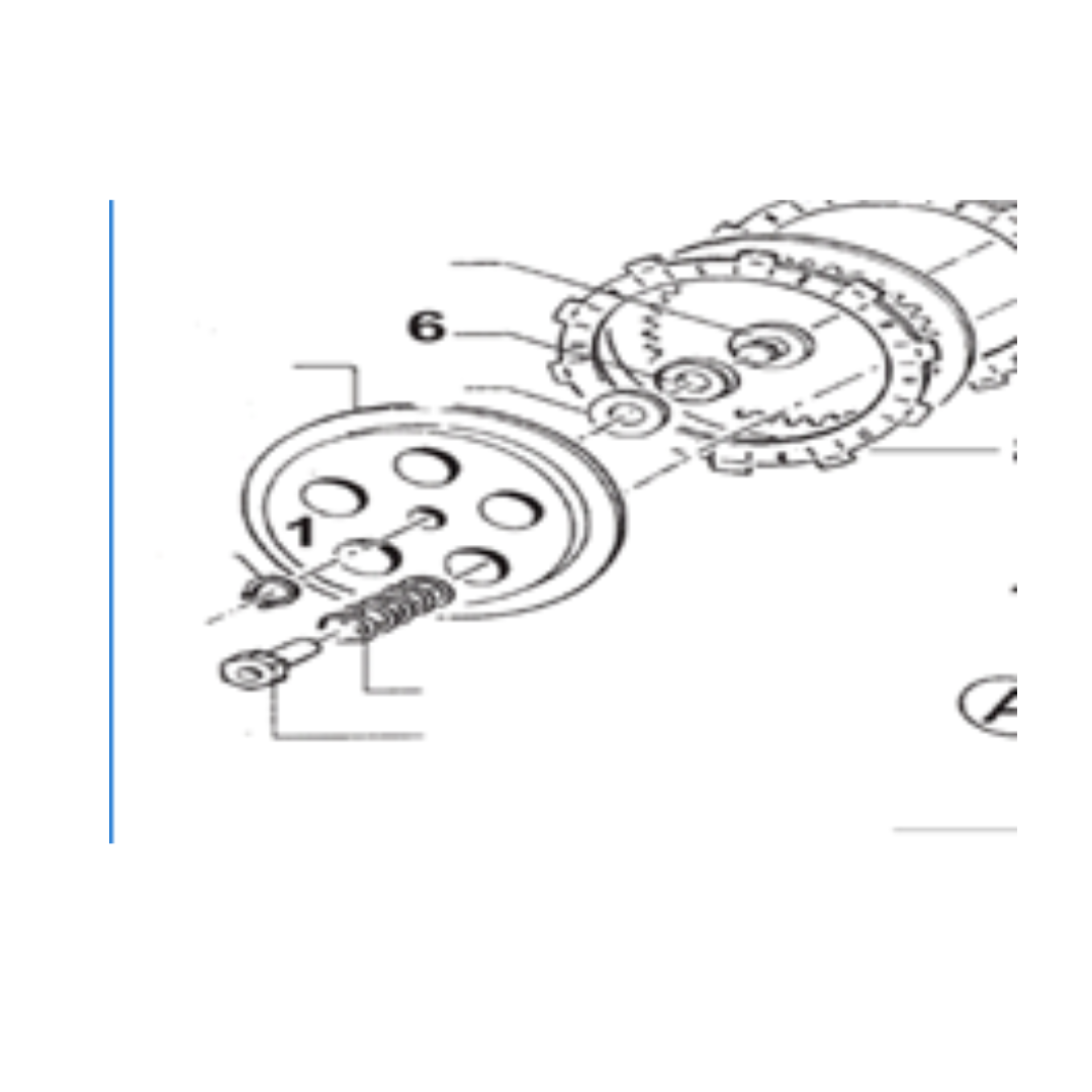 KZ-M1 TUERCA DE CLUTCH 1024