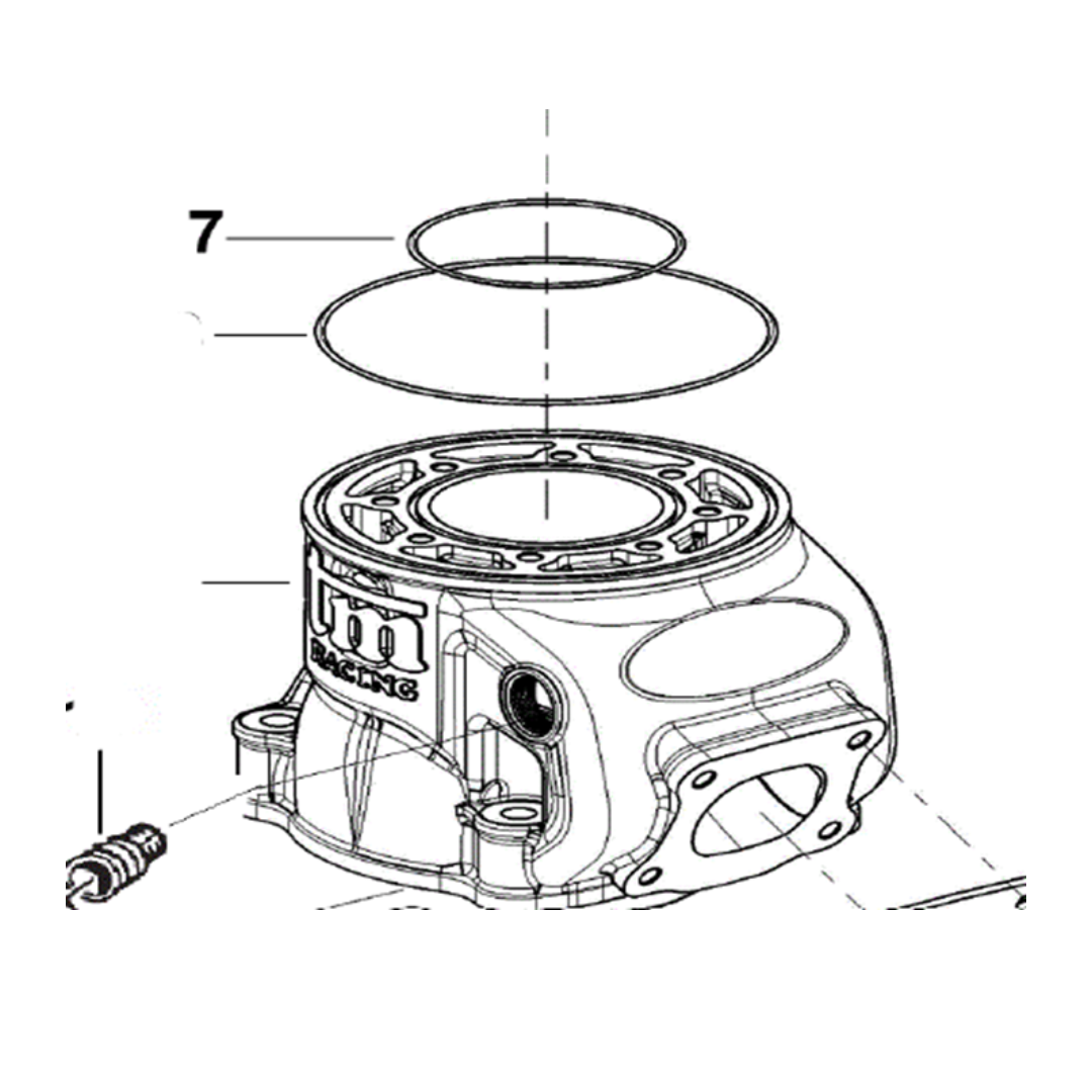 Oring de cabeza KZ-M1 / OKN MF1/MF2 KZ10