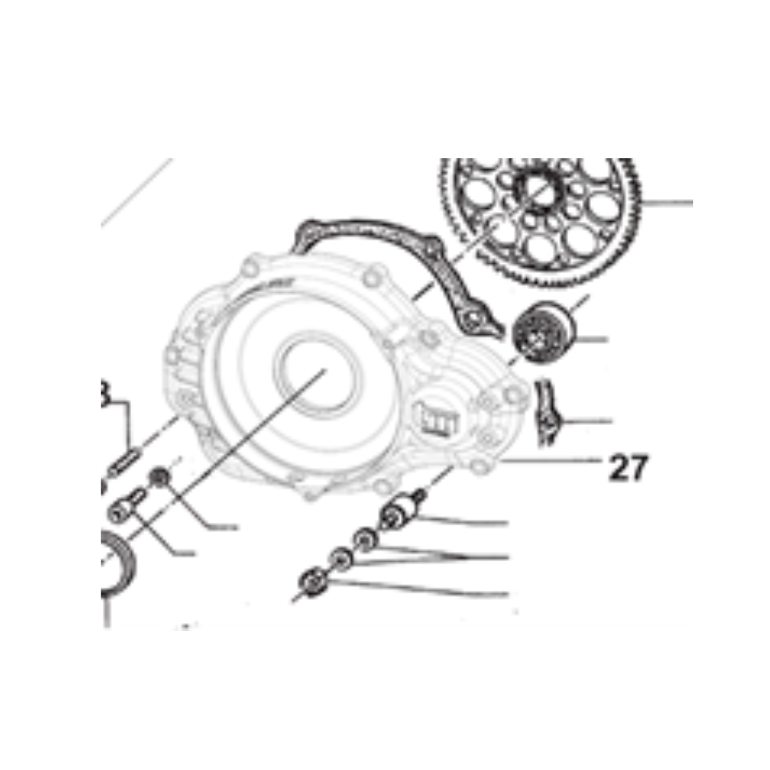 KZ-M1 TAPA DE CLUTCH KZM1