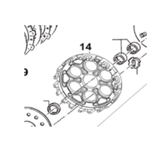 KZ-M1 CORONA PARA PASTA DE CLUTCH